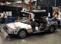 The Delorean time machine from BACK TO THE FUTURE.