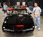 KITT from the TV show, KNIGHT RIDER.