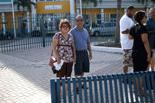 Moments before my folks and I went on a limousine tour throughout Nassau City.