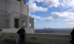 Downtown Los Angeles as seen from Griffith Observatory...on January 21, 2017.
