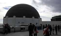 The Samuel Oschin Planetarium at Griffith Observatory...on January 21, 2017.