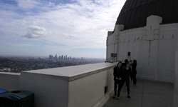 Downtown Los Angeles as seen from Griffith Observatory...on January 21, 2017.