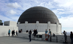 The Samuel Oschin Planetarium at Griffith Observatory...on January 21, 2017.