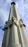 Another snapshot of the Astronomers Monument at Griffith Observatory...on January 21, 2017.