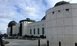 Admiring the architecture of Griffith Observatory...on January 21, 2017.