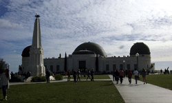 Admiring the architecture of Griffith Observatory...on January 21, 2017.