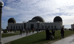 Admiring the architecture of Griffith Observatory...on January 21, 2017.