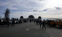 A shot of Griffith Observatory before I head back to my car...on January 21, 2017.