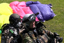 Touchdown at the West Tennessee Skydiving drop zone, on April 29, 2013!