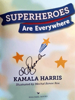 My autograph by United States Vice President Kamala Harris.