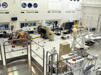 Another snapshot of the descent and cruise stages for the Mars 2020 rover inside the SAF at NASA JPL...on May 30, 2018.
