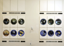 More emblems for past NASA JPL missions on a wall inside the SAF...on May 30, 2018.