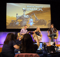 Mars rover team members discuss Spirit's mission.