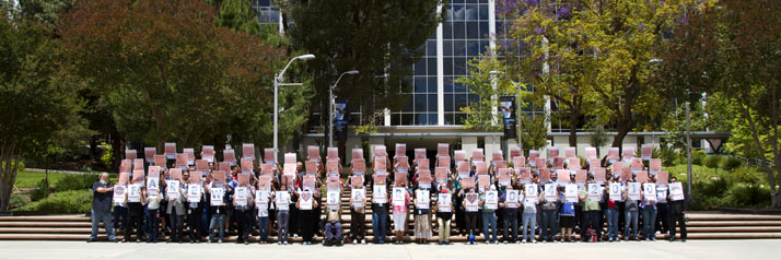 Forming a mosaic to honor the now-defunct Spirit Mars Rover.