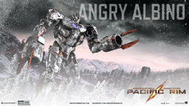 My own PACIFIC RIM Jaeger...known as the Angry Albino.