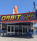 The ORBIT Cafe...where I had lunch on both days I spent at the Kennedy Space Center Visitor Complex.