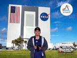 A professionally-shot composite photo from Day 1 of my 2022 trip to NASA's Kennedy Space Center in Florida.