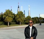 Behind me: The Rocket Garden.