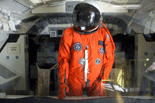 A glimpse of the Explorer's flight deck.