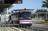 A Kennedy Space Center tour bus.