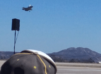 The F-35B Lightning II conducts a VTOL demonstration above the airfield at Miramar MCAS...on September 24, 2016.