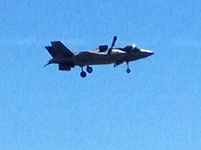 The F-35B Lightning II conducts a VTOL demonstration above the airfield at Miramar MCAS...on September 24, 2016.