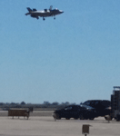 The F-35B Lightning II conducts a VTOL demonstration above the airfield at Miramar MCAS...on September 24, 2016.