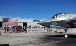 Another F-35B Lightning II on display at Miramar MCAS...on September 24, 2016.