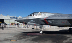 Another F-35B Lightning II on display at Miramar MCAS...on September 24, 2016.