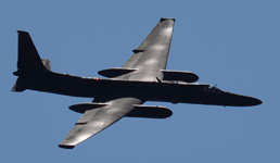 A close-up of the U-2 Dragon Lady in the air above MCAS Miramar...on September 29, 2018.