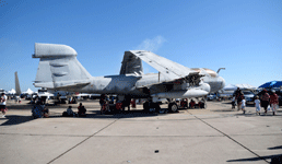 An A-6 Intruder on display at the Miramar Air Show...on September 29, 2018.