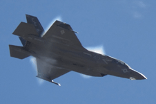 Another F-35B Lightning II takes flight during the MAGTF demo at the Miramar Air Show in San Diego, California...on September 24, 2022.