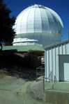 A shot of the dome housing the 100-inch Hooker Telescope at Mt. Wilson Observatory...on March 24, 2016.