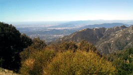 A great view of Southern California from the summit of Mount Wilson...on March 24, 2016.