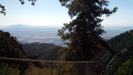 A great view of Southern California from the summit of Mount Wilson...on March 24, 2016.