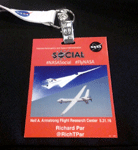 This is my third NASA Social badge since 2011!