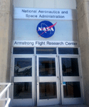 Arriving at one of the hangars at NASA's Armstrong Flight Research Center...on May 31, 2016.