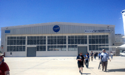 Outside the hangar to check out an F/A-18 Hornet and another F-15 Eagle parked on the tarmac...on May 31, 2016.