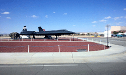 Another shot of the retired SR-71 Blackbird at NASA's Armstrong Flight Research Center...on May 31, 2016.