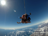 Soaring high above Oceanside during my tandem skydive...on October 4, 2018.