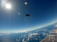 Soaring high above Oceanside during my tandem skydive...on October 4, 2018.