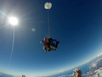 Soaring high above Oceanside during my tandem skydive...on October 4, 2018.