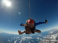 Soaring high above Oceanside during my tandem skydive...on October 4, 2018.