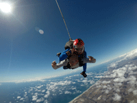 Soaring high above Oceanside during my tandem skydive...on October 4, 2018.