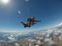 Soaring high above Oceanside during my tandem skydive...on October 4, 2018.