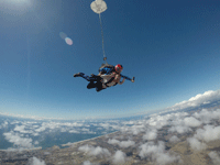 Soaring high above Oceanside during my tandem skydive...on October 4, 2018.
