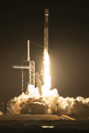 A SpaceX Falcon 9 rocket carrying the Odysseus lunar lander launches from NASA's Kennedy Space Center in Florida, on February 15, 2024 (Eastern Time)