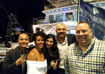 Taking a group photo with Camille, Nisha, Hector and Justyn on the dock after our dinner cruise aboard the ENDLESS DREAMS came to an end...on October 6, 2018.