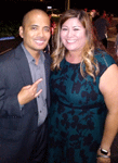 Posing with Melissa outside On the Rocks Bar & Grill in Newport Beach...on October 6, 2018.