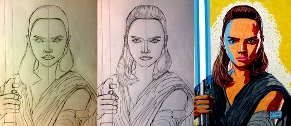 Rey from STAR WARS: THE LAST JEDI